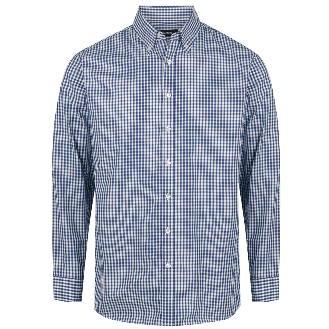Identitee The Miller Shirt | Mens | Short & Long Sleeve Navy Shirts & Tops