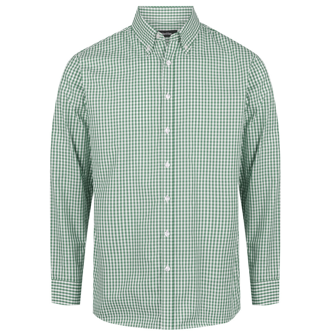 Identitee The Miller Shirt | Mens | Short & Long Sleeve Racing Green Shirts & Tops