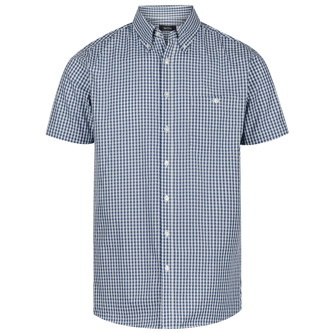 Identitee The Miller Shirt | Mens | Short & Long Sleeve Navy Shirts & Tops