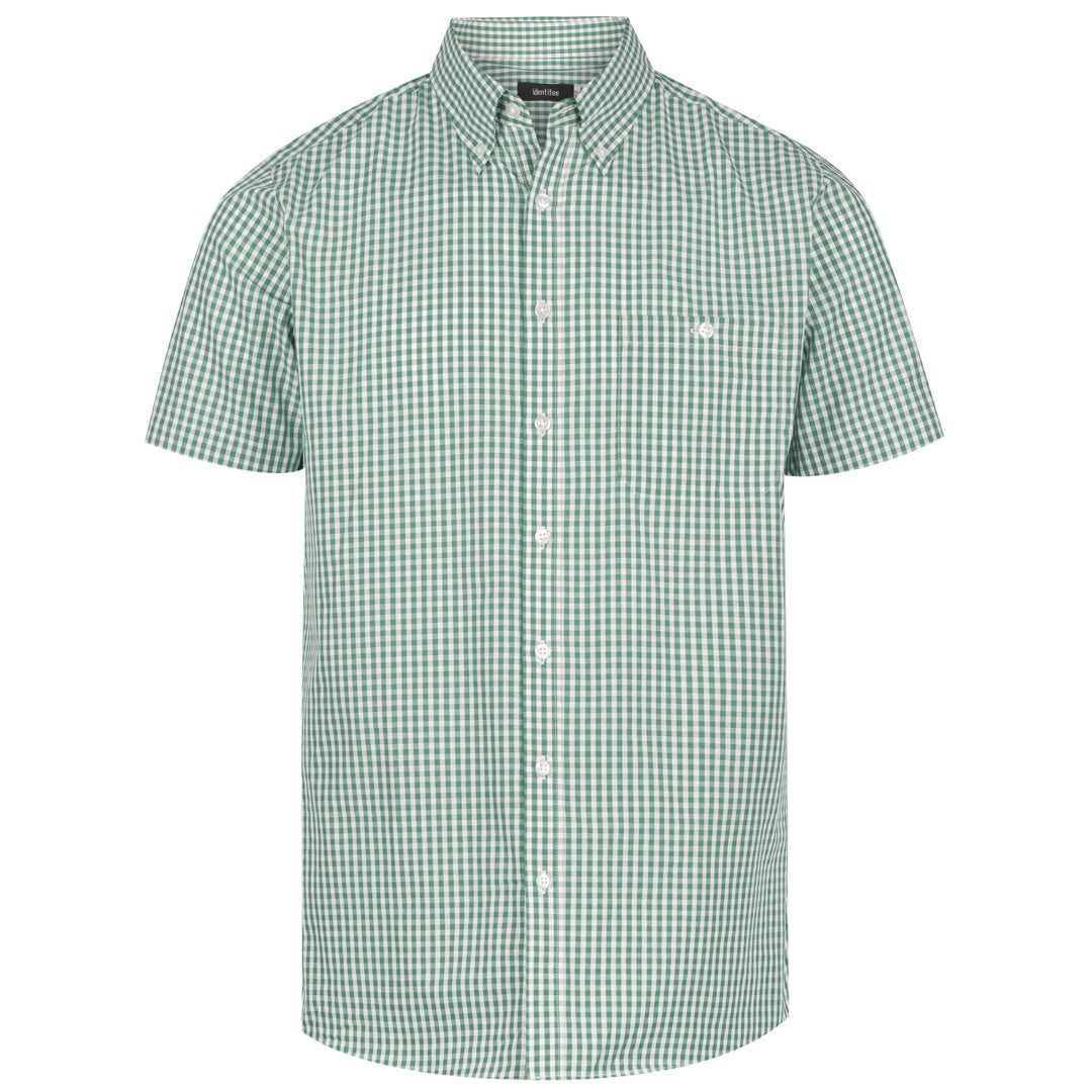 Identitee The Miller Shirt | Mens | Short & Long Sleeve Racing Green Shirts & Tops
