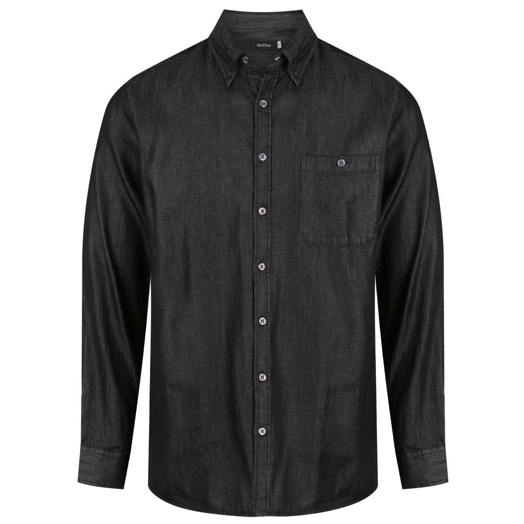 Identitee The Dylan Shirt | Mens | Short & Long Sleeve Black Shirts & Tops