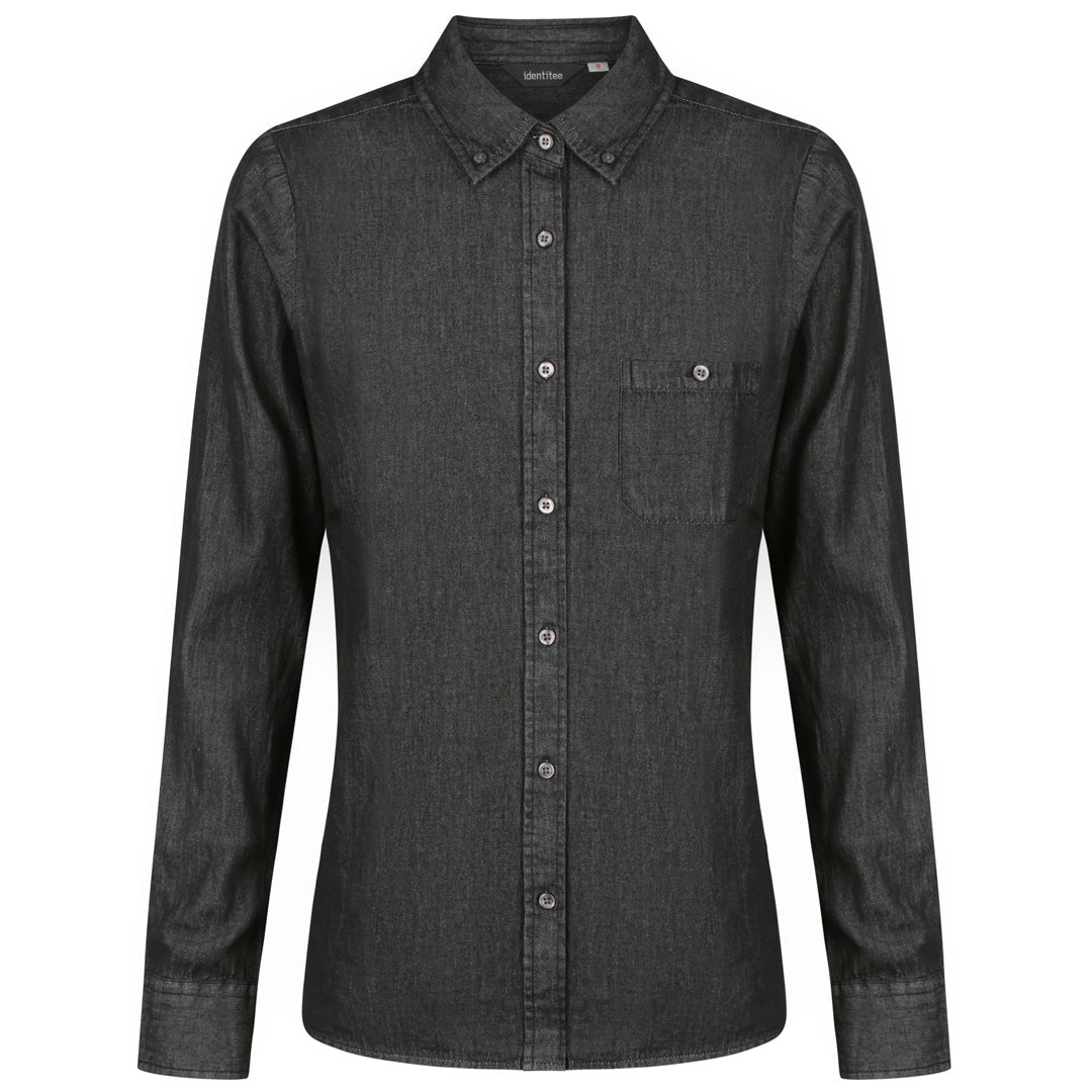 Identitee The Dylan Shirt | Ladies | Short & Long Sleeve Black Shirts & Tops
