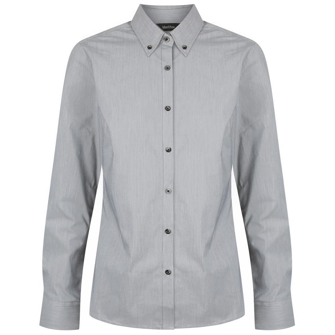 Identitee The Baxter Shirt | Ladies | 3/4 & Long Sleeve Grey Shirts & Tops