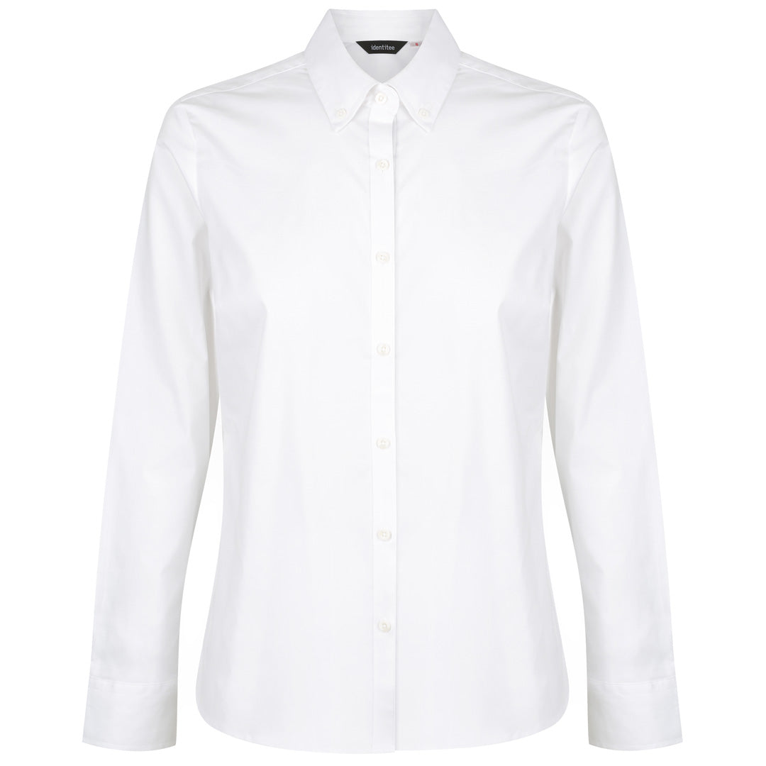 Identitee The Baxter Shirt | Ladies | 3/4 & Long Sleeve White Shirts & Tops