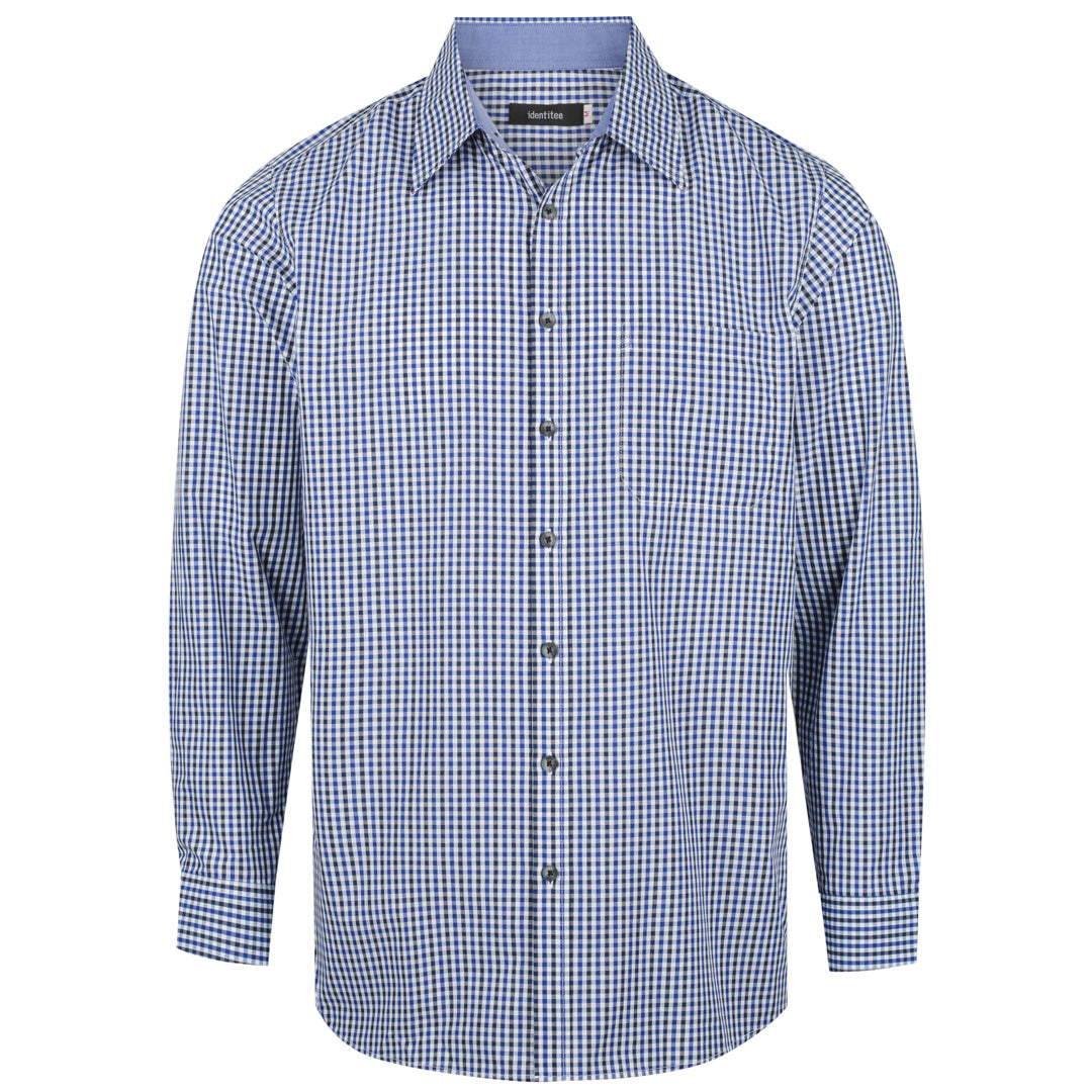 Identitee The Hudson Shirt | Mens | Short & Long Sleeve Navy/Black/White Shirts & Tops