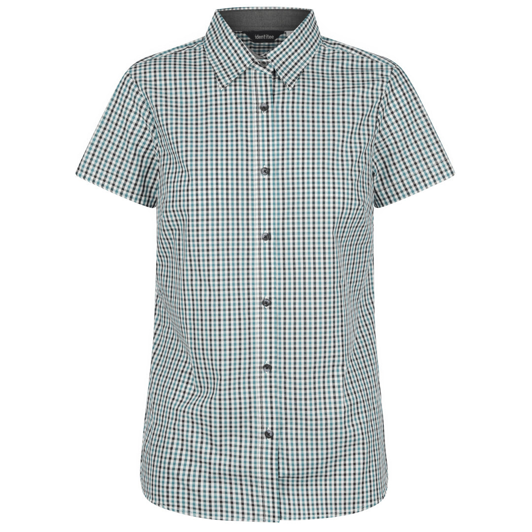 Identitee The Hudson Shirt | Ladies | Short & Long Sleeve Green/Black/White Shirts & Tops