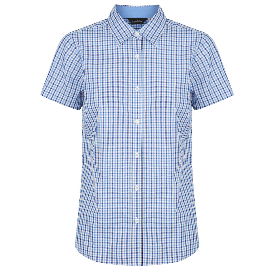 Identitee The Hudson Shirt | Ladies | Short & Long Sleeve Navy/Sky/White Shirts & Tops