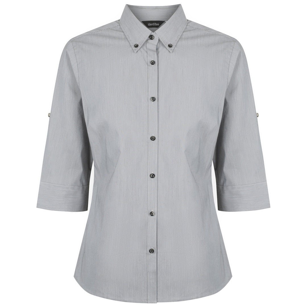 Identitee The Baxter Shirt | Ladies | 3/4 & Long Sleeve Grey Shirts & Tops