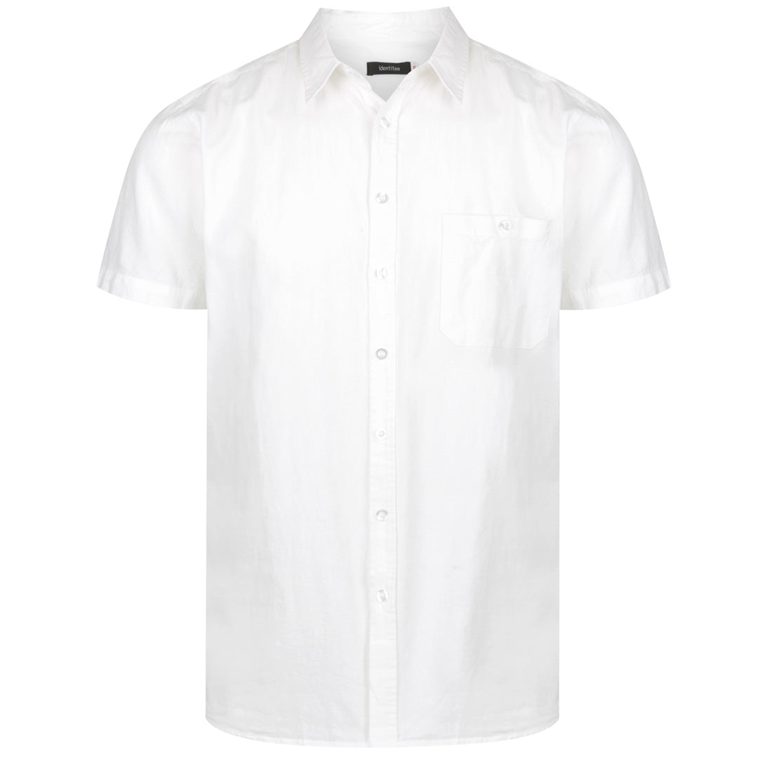 Identitee The Floyd Shirt | Mens | Short Sleeve White Shirts & Tops