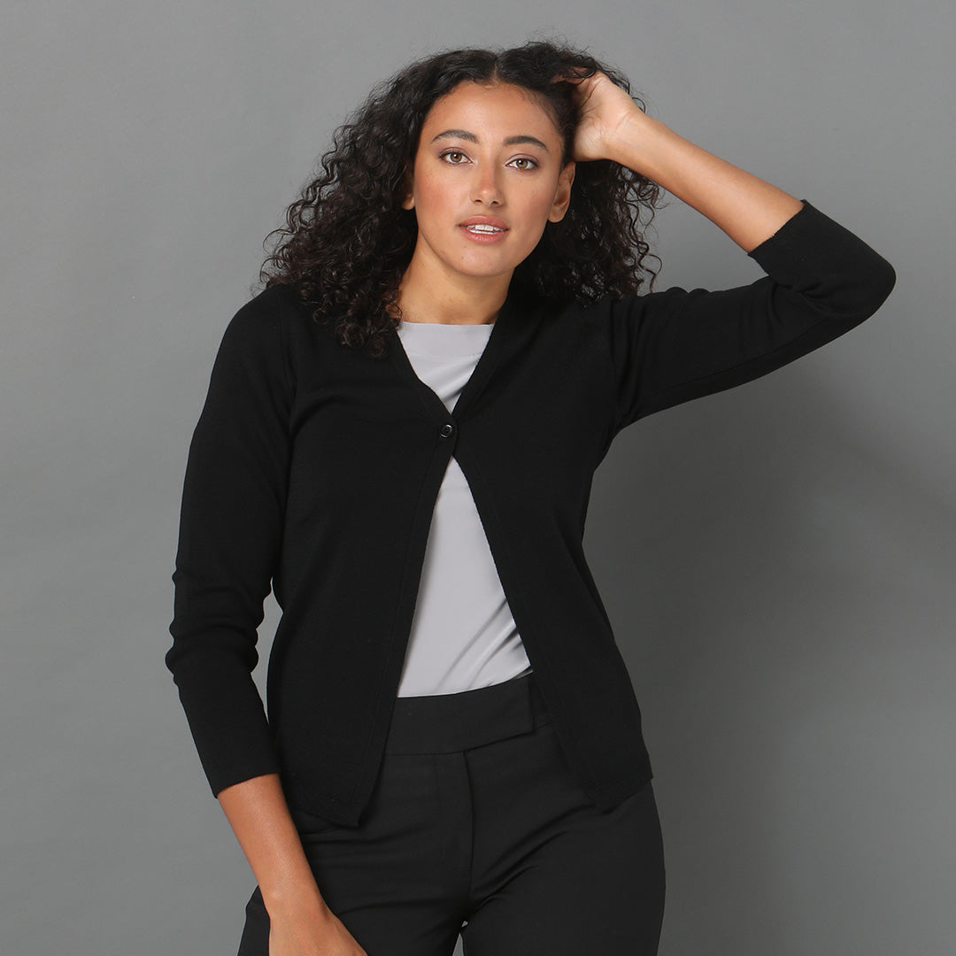 LSJ Collection The Single Button Cardigan | Ladies | Long Sleeve Outerwear