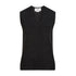 LSJ Collection The V Neck Vest | Ladies Charcoal Outerwear