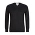 LSJ Collection The V Neck Wool Jumper | Mens Charcoal Outerwear