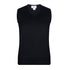 LSJ Collection The V Neck Vest | Mens Navy Outerwear