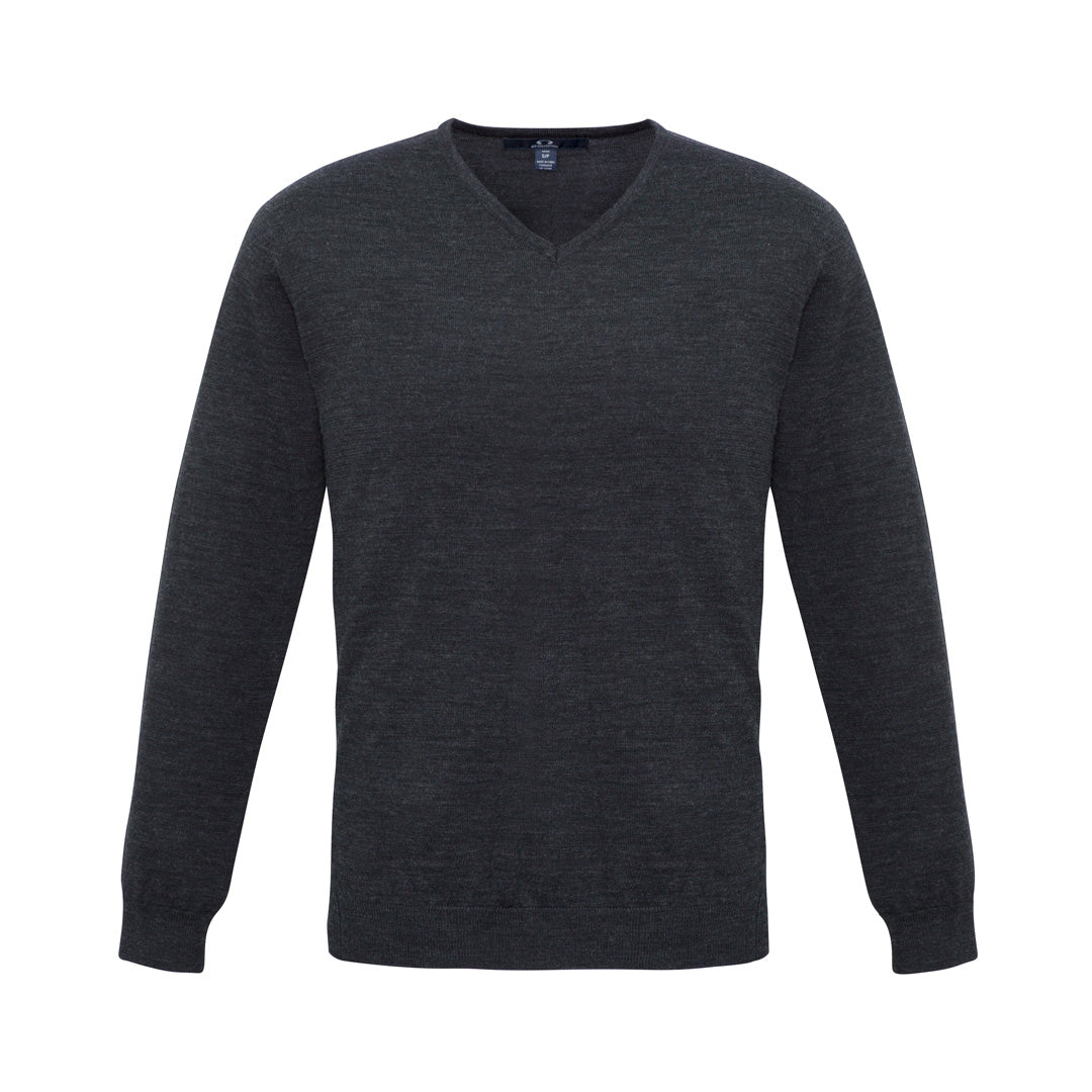 Biz Collection The Milano Knit | Mens | Jumper Charcoal Outerwear