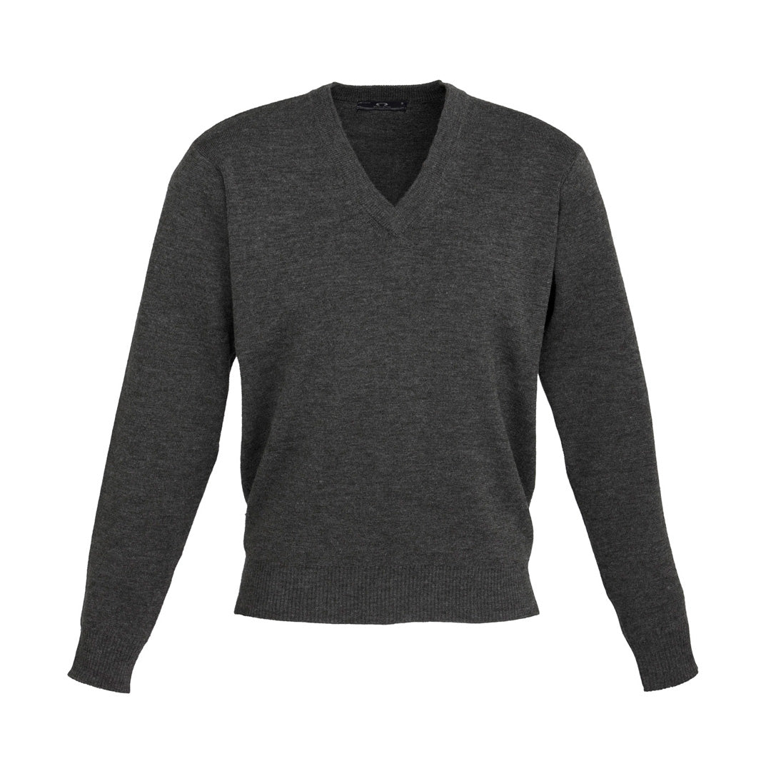 Biz Collection The Woolmix Jumper | Mens Charcoal Marle Outerwear