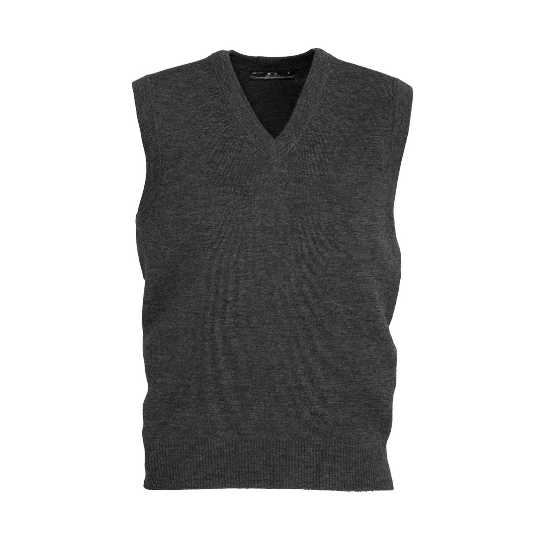 Biz Collection The Woolmix Vest | Mens Charcoal Marle Outerwear