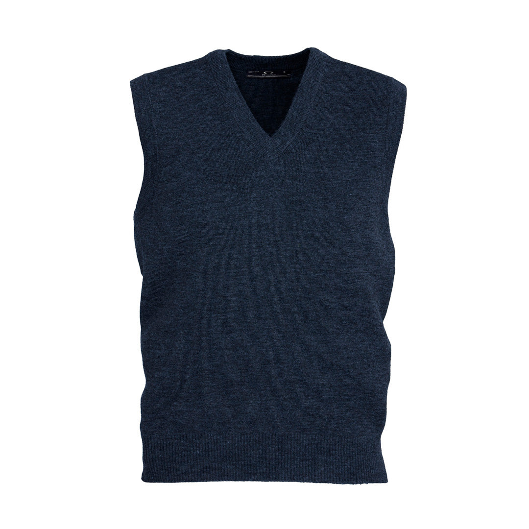 Biz Collection The Woolmix Vest | Mens Navy Outerwear