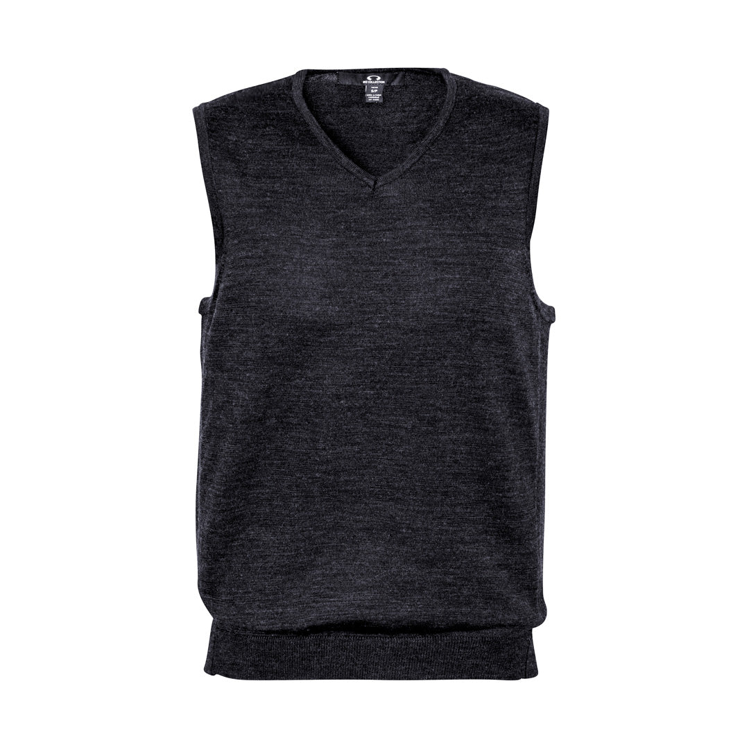 Biz Collection The Milano Knit | Mens | Vest Charcoal Outerwear