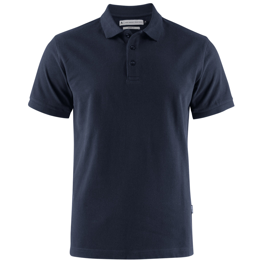 James Harvest The Neptune Polo | Mens | Modern Fit Navy Shirts & Tops