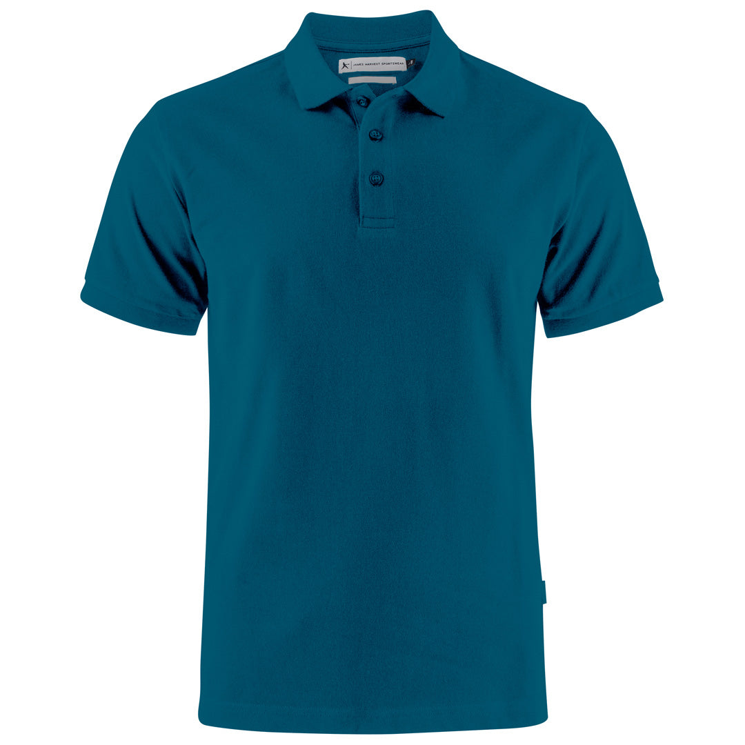 James Harvest The Neptune Polo | Mens | Regular Fit Petrol Shirts & Tops