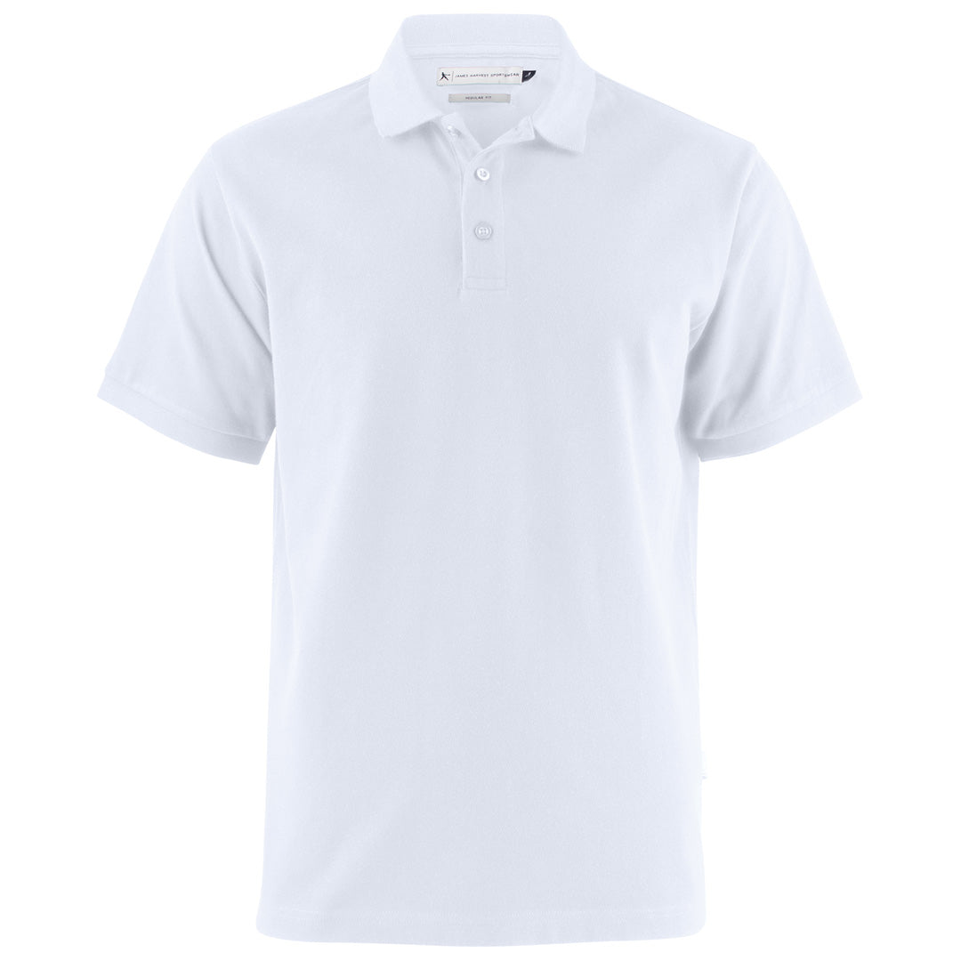 James Harvest The Neptune Polo | Mens | Regular Fit White Shirts & Tops