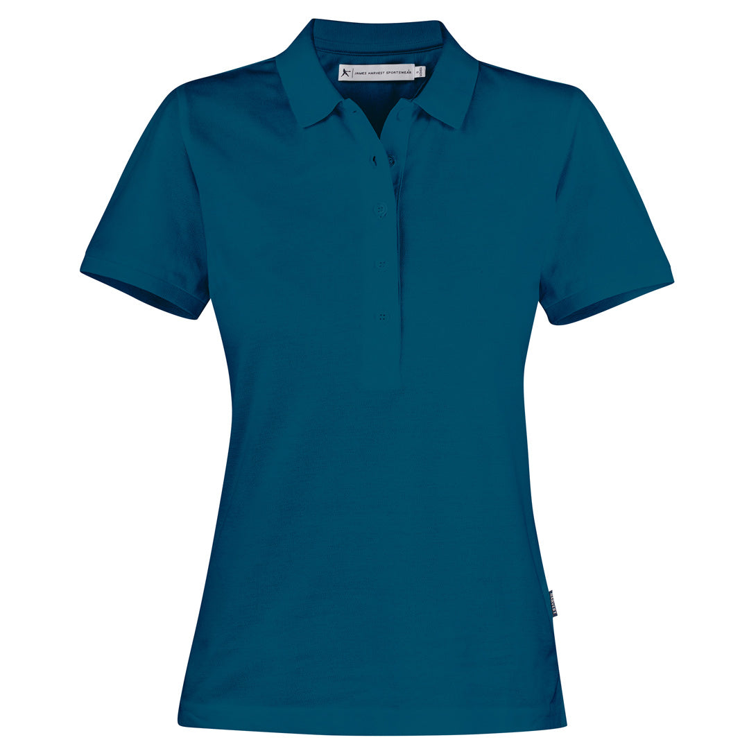 James Harvest The Neptune Polo | Ladies | Short Sleeve Petrol Shirts & Tops