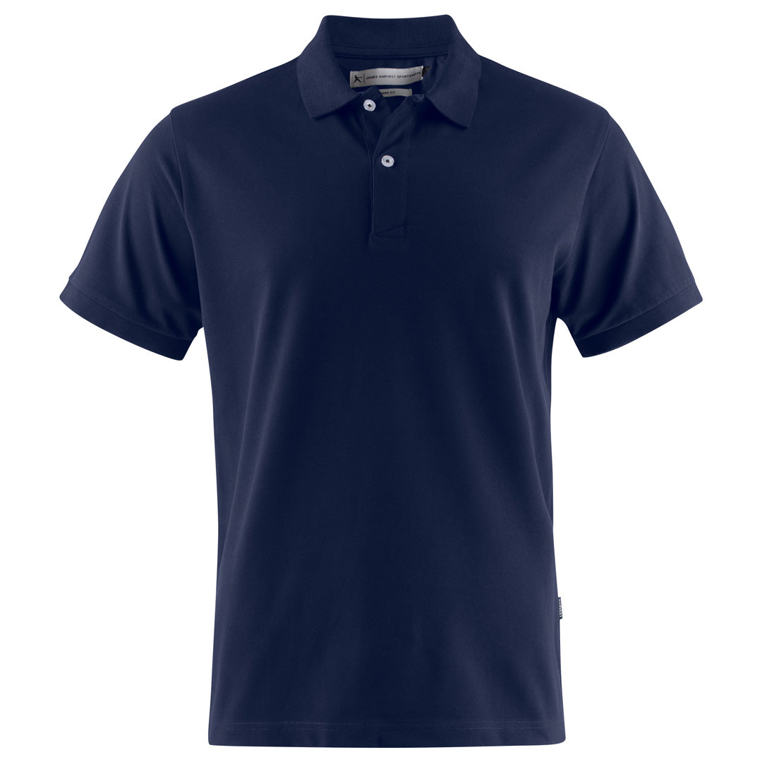 James Harvest The Sunset Polo | Mens | Modern Fit Navy Shirts & Tops