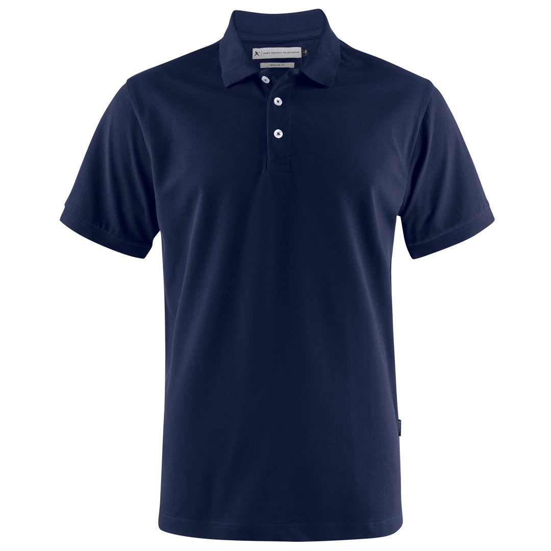 James Harvest The Sunset Polo | Mens | Regular Fit Navy Shirts & Tops