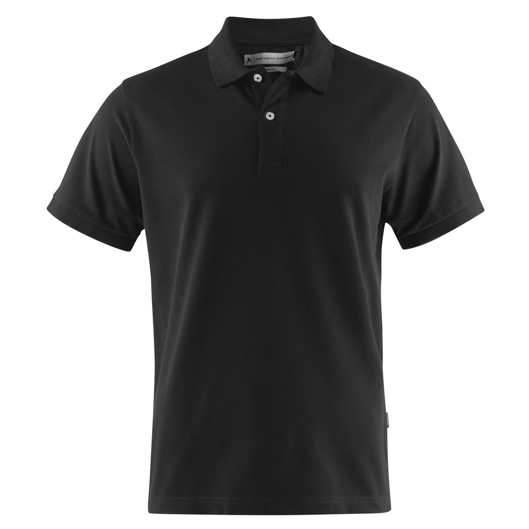 James Harvest The Sunset Polo | Mens | Regular Fit Black Shirts & Tops