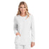 Skechers by Barco The Stability Warm Up Scrub Top | Ladies | Skechers by Barco White Scrubs