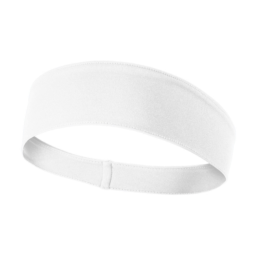 Sport-Tek The Competitor Headband | Adults White Headbands