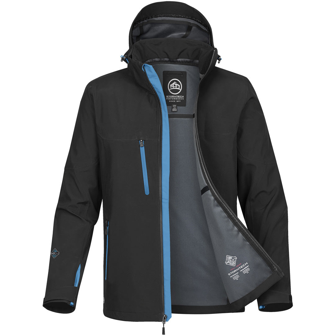 Stormtech The Patrol Jacket | Mens | Stormtech Black/Electric Blue Coats & Jackets