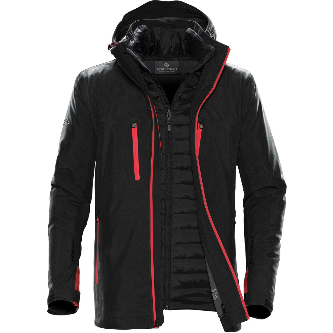 Stormtech The Matrix System Jacket | Mens Black/Red Coats & Jackets