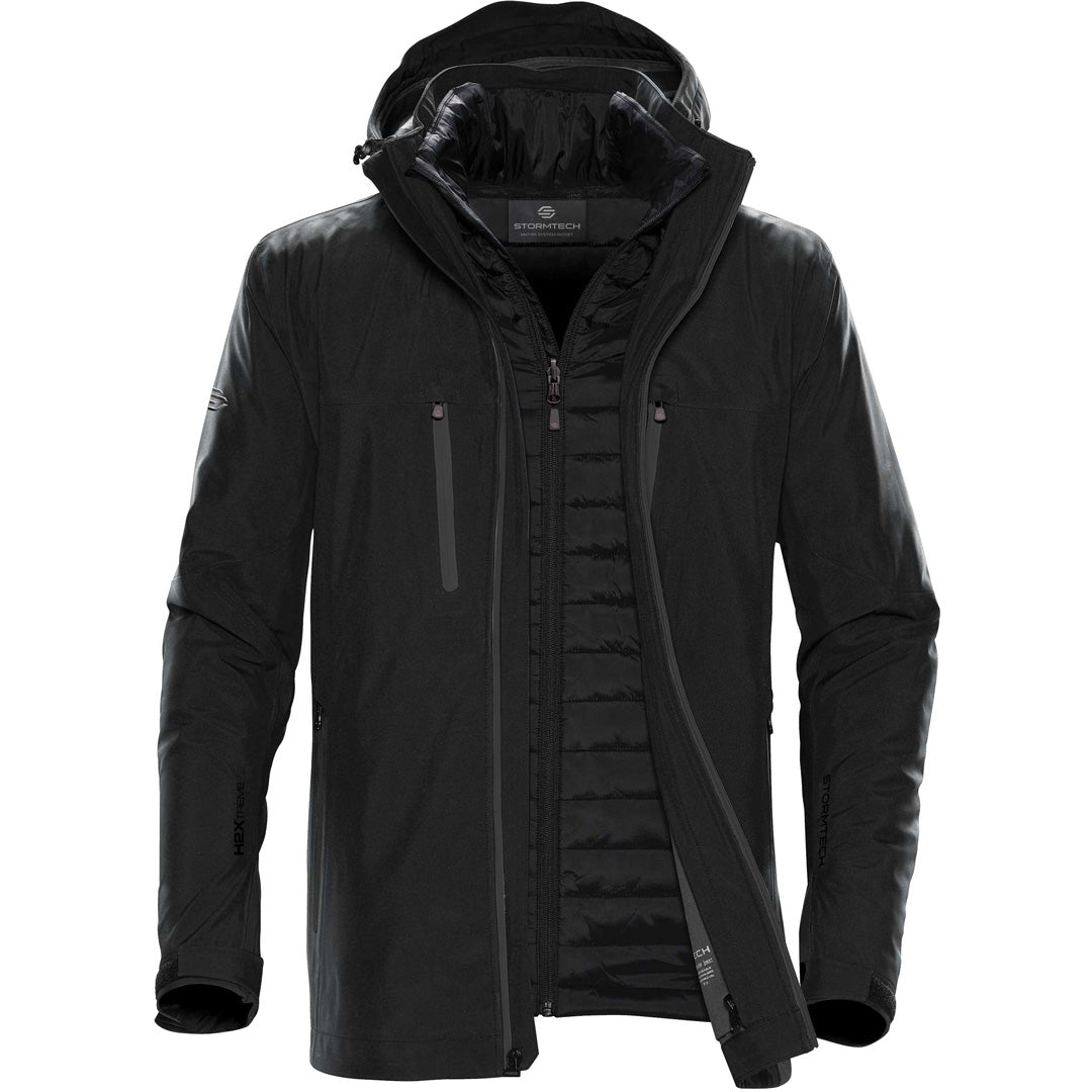 Stormtech The Matrix System Jacket | Mens Black/Grey Coats & Jackets