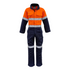 Syzmik The Tom Coverall | Mens | Hi Vis | Flame Resistant Orange/Navy Work Safety Protective Gear