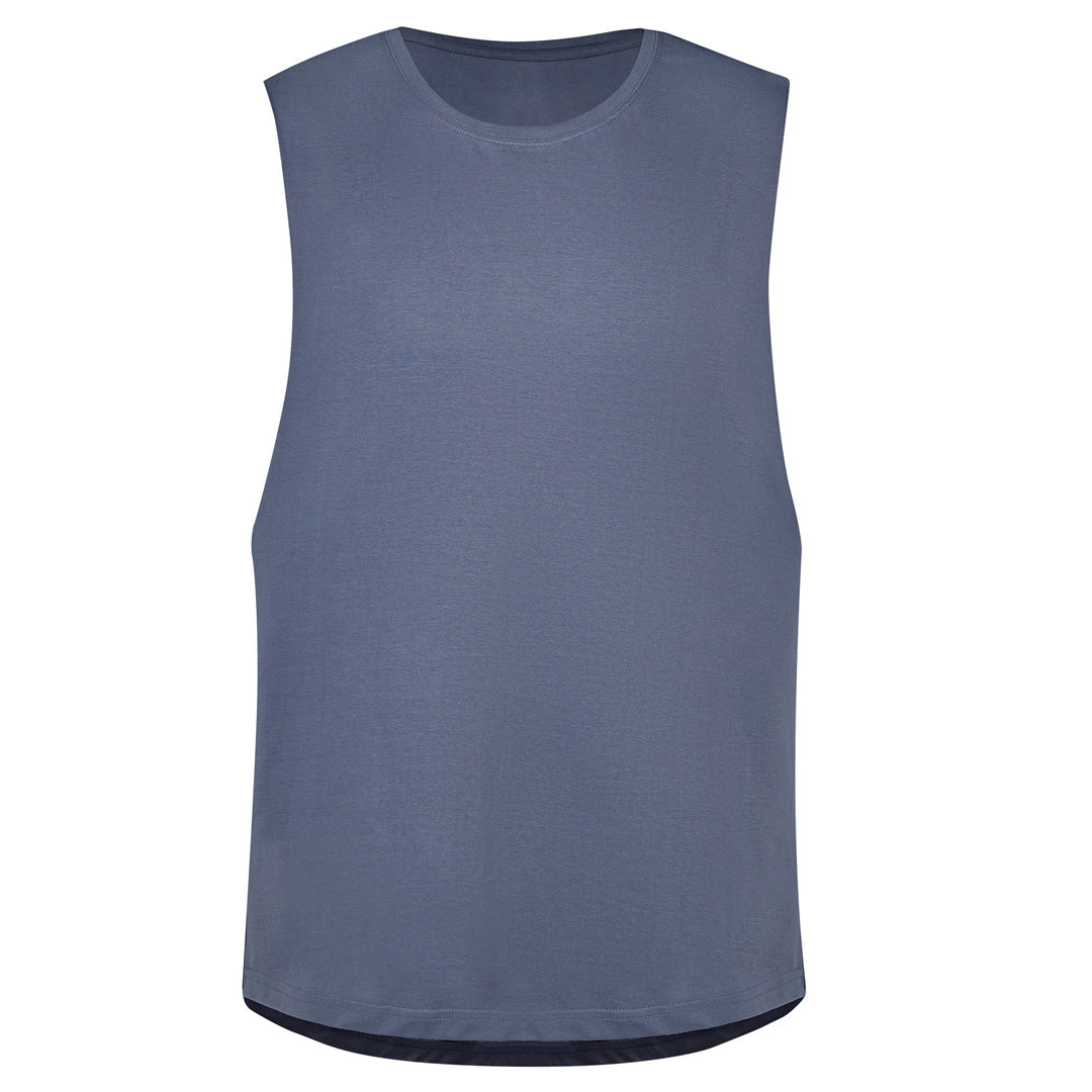 Streetworx The Streetworx Sleeveless Tee | Mens Petrol Blue Shirts & Tops