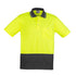 Syzmik The Alan Polo | Mens | Short Sleeve Yellow/Charcoal Shirts & Tops