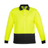 Syzmik The Alan Polo | Mens | Long Sleeve Yellow/Black Shirts & Tops