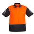 Syzmik The Hi Vis Zone Polo | Short Sleeve | Mens Orange/Black Shirts & Tops
