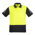 Syzmik The Hi Vis Zone Polo | Short Sleeve | Mens Yellow/Black Shirts & Tops
