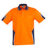 Syzmik The Squad Polo | Adults | Short & Long Sleeve Orange/Navy Work Safety Protective Gear