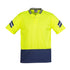 Syzmik The Astro Polo | Mens | Short Sleeve Yellow/Navy Work Safety Protective Gear