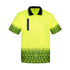 Syzmik The Tracks Polo | Mens | Short Sleeve Yellow/Navy Shirts & Tops