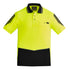 Syzmik The Flux Hi Vis Polo | Mens | Short Sleeve Yellow/Black Shirts & Tops