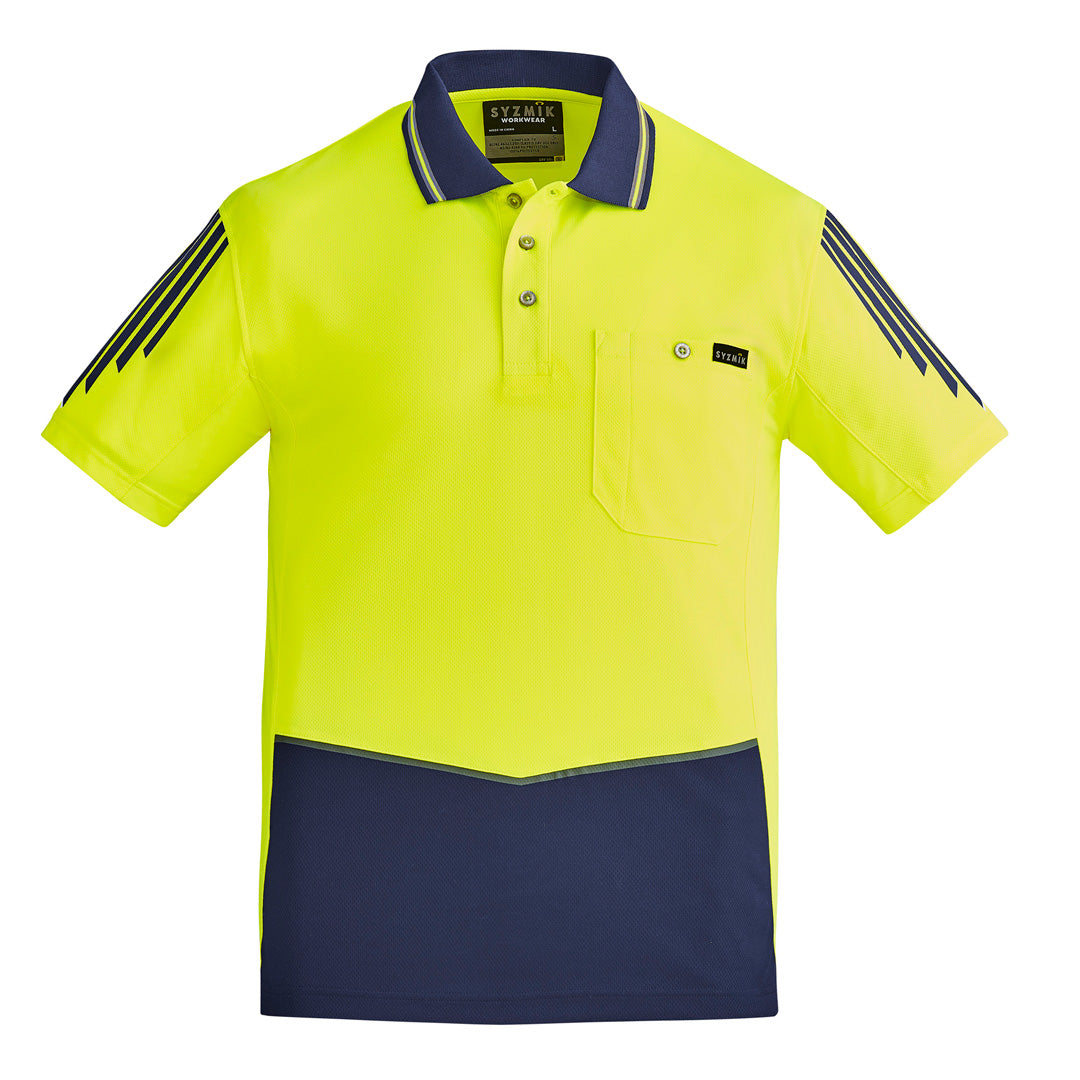 Syzmik The Flux Hi Vis Polo | Mens | Short Sleeve Shirts & Tops