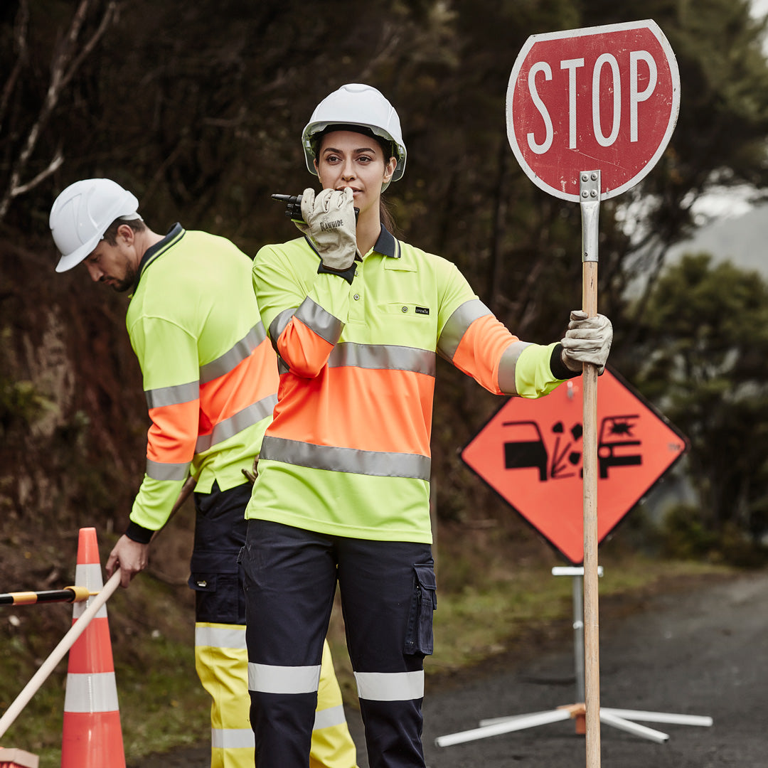 Syzmik The Rick Polo | Adults | Long Sleeve Work Safety Protective Gear