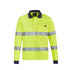 Syzmik The Rick Polo | Adults | Long Sleeve Yellow Work Safety Protective Gear