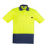 Syzmik The Comfort Back Polo | Mens | Short Sleeve Yellow/Navy Shirts & Tops