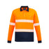 Syzmik The Jason Polo | Mens | Short & Long Sleeve Orange/Navy Work Safety Protective Gear