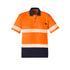 Syzmik The Jason Polo | Mens | Short & Long Sleeve Orange/Navy Work Safety Protective Gear